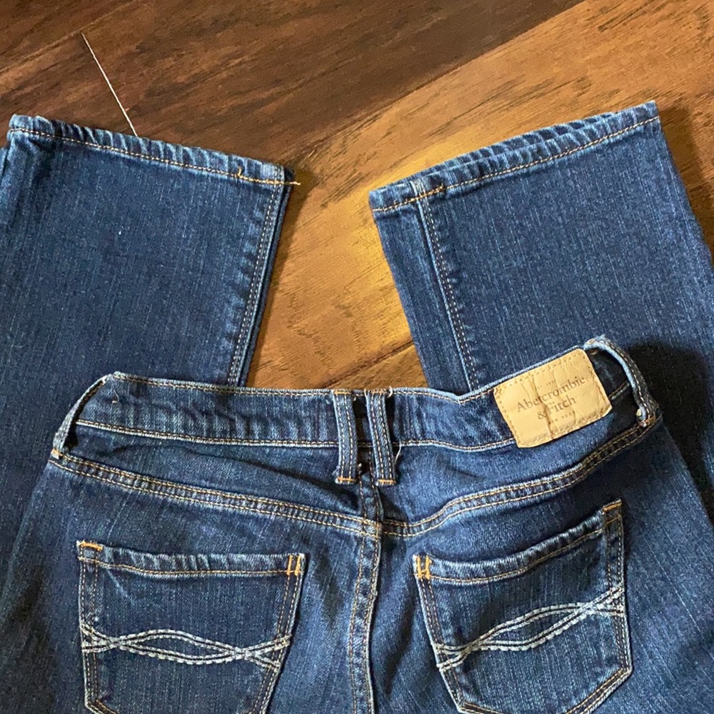 Abercrombie and Fitch low rise boot cut ankle jean